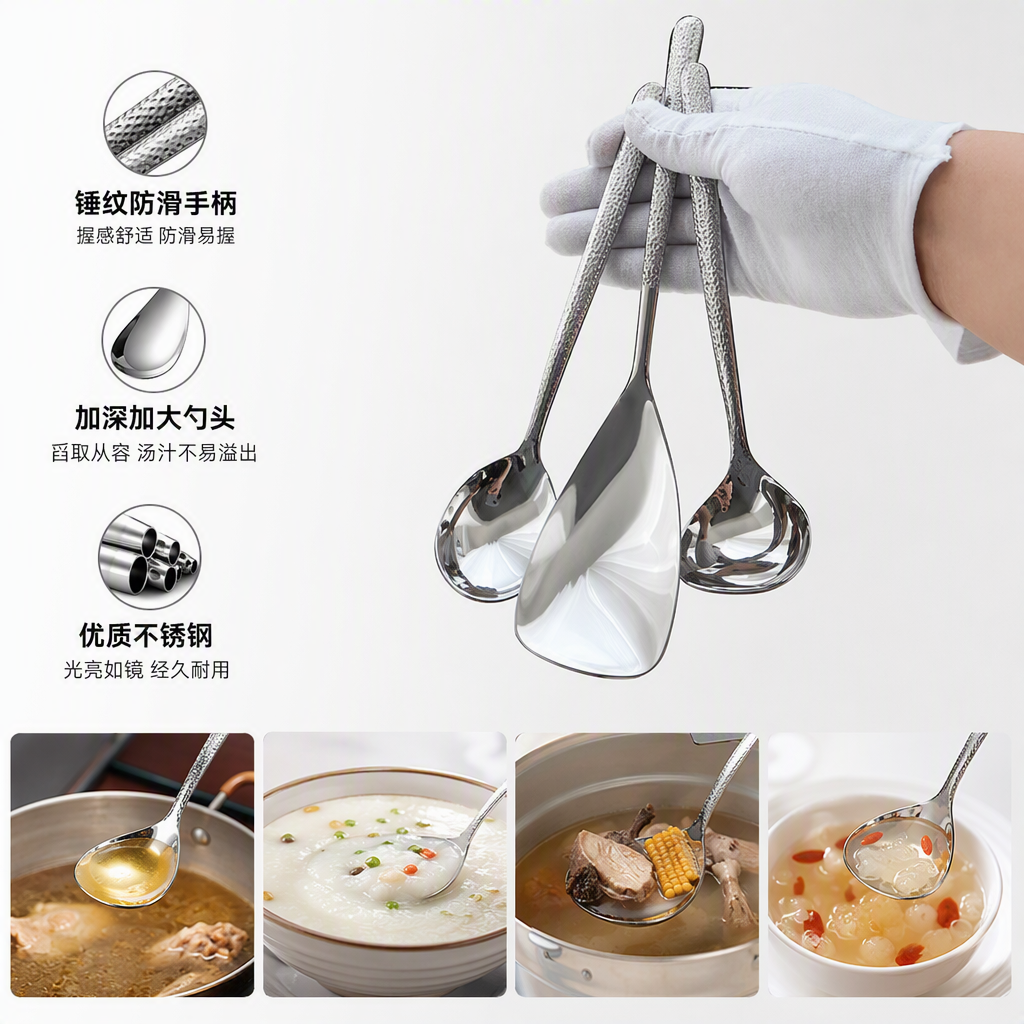 Multi-functional kitchen knife and scissors set, household kitchenware knife combination set, practical kitchen knife set Specification image
