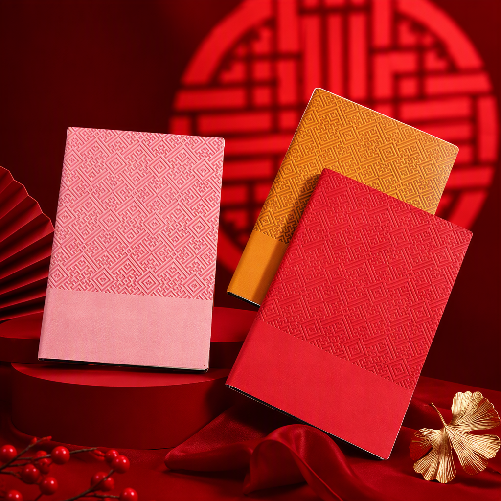 Multi-functional portable notepad, notebook, creative hand-held notebook for student office use, student notepad