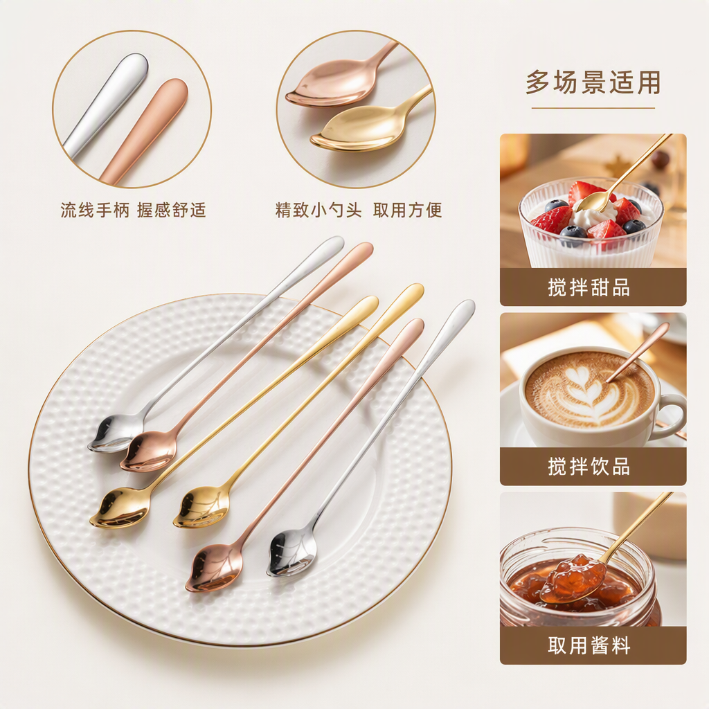Multi-functional Western kitchen knife, fork and spoon set, household tableware combination, restaurant Western tableware, kitchen tableware supplies details Picture