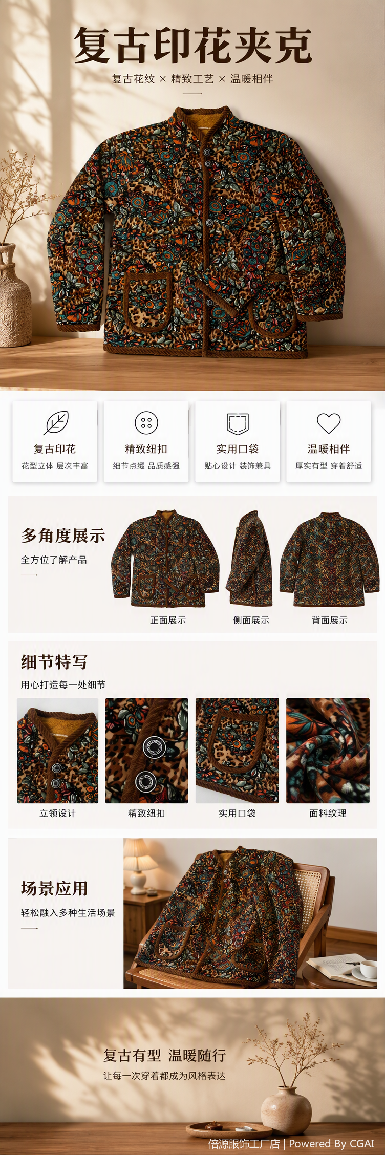 Moda color chaqueta acolchada cálido y engrosado invierno niñas niños versión coreana lindo interior desmontable exterior vestir abrigo pic 1