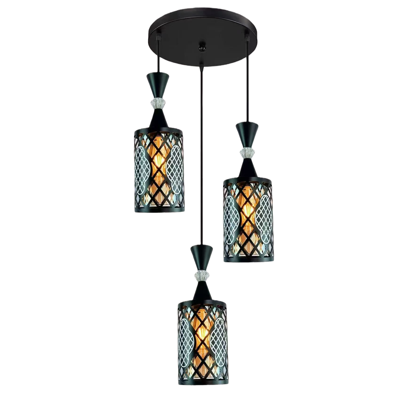 Modern and simple household chandeliers for living room, dining room and bedroom lighting, with a warm and fashionable design style Specification image