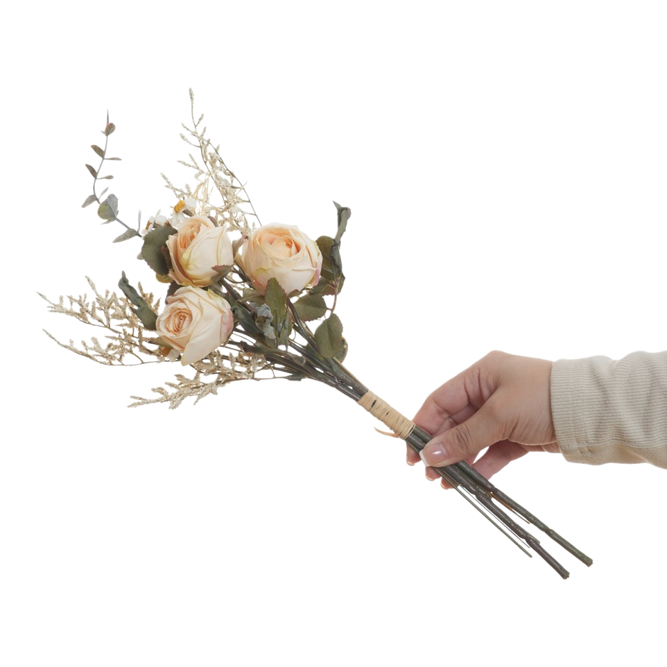 Exquisite artificial silk flower home decoration ornaments, interior floral decorations that are both beautiful and practical details Picture