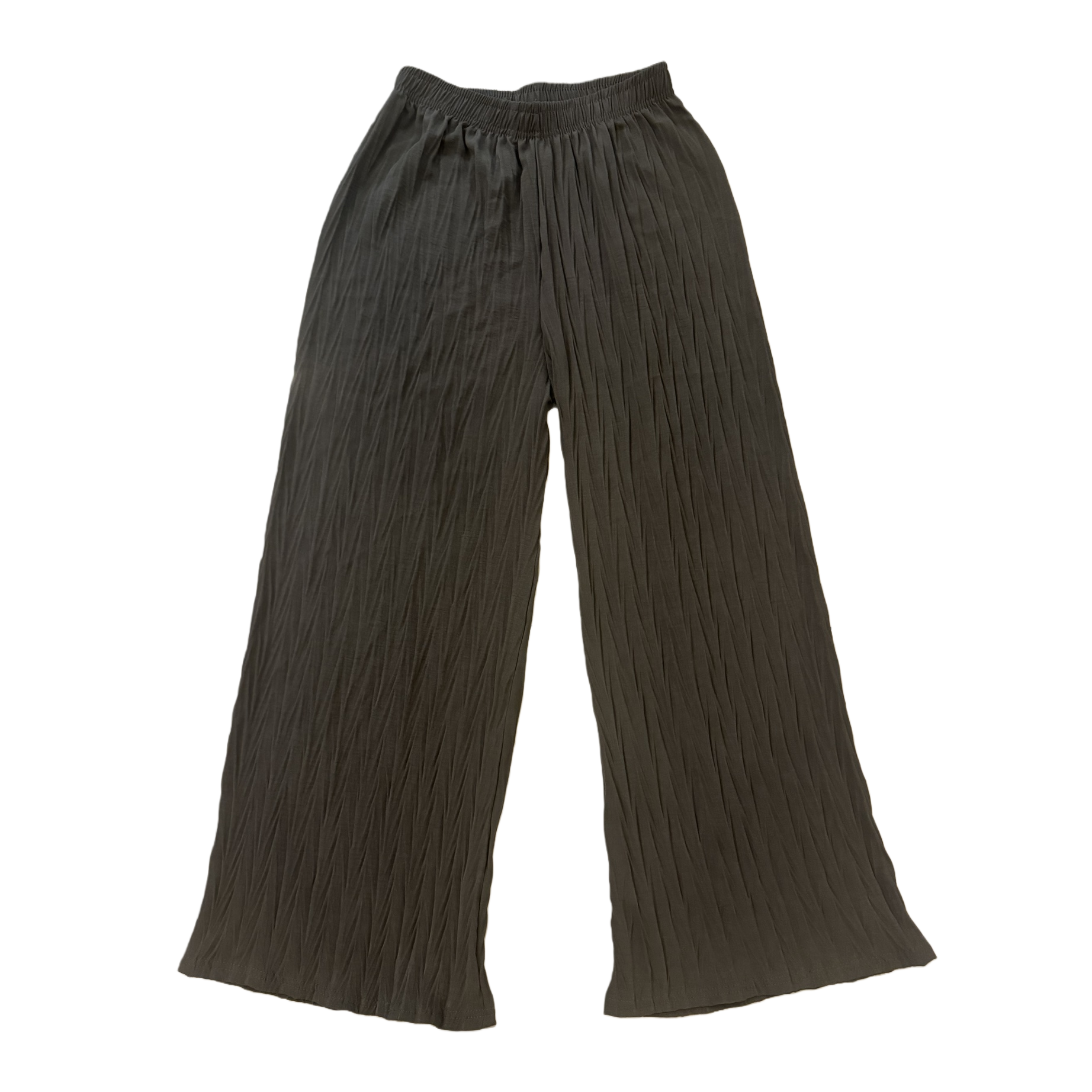Fashionable and versatile black pleated trousers, slimming and form-fitting casual pants, loose and trendy 9-inch pants for women in spring and autumn Item Picture