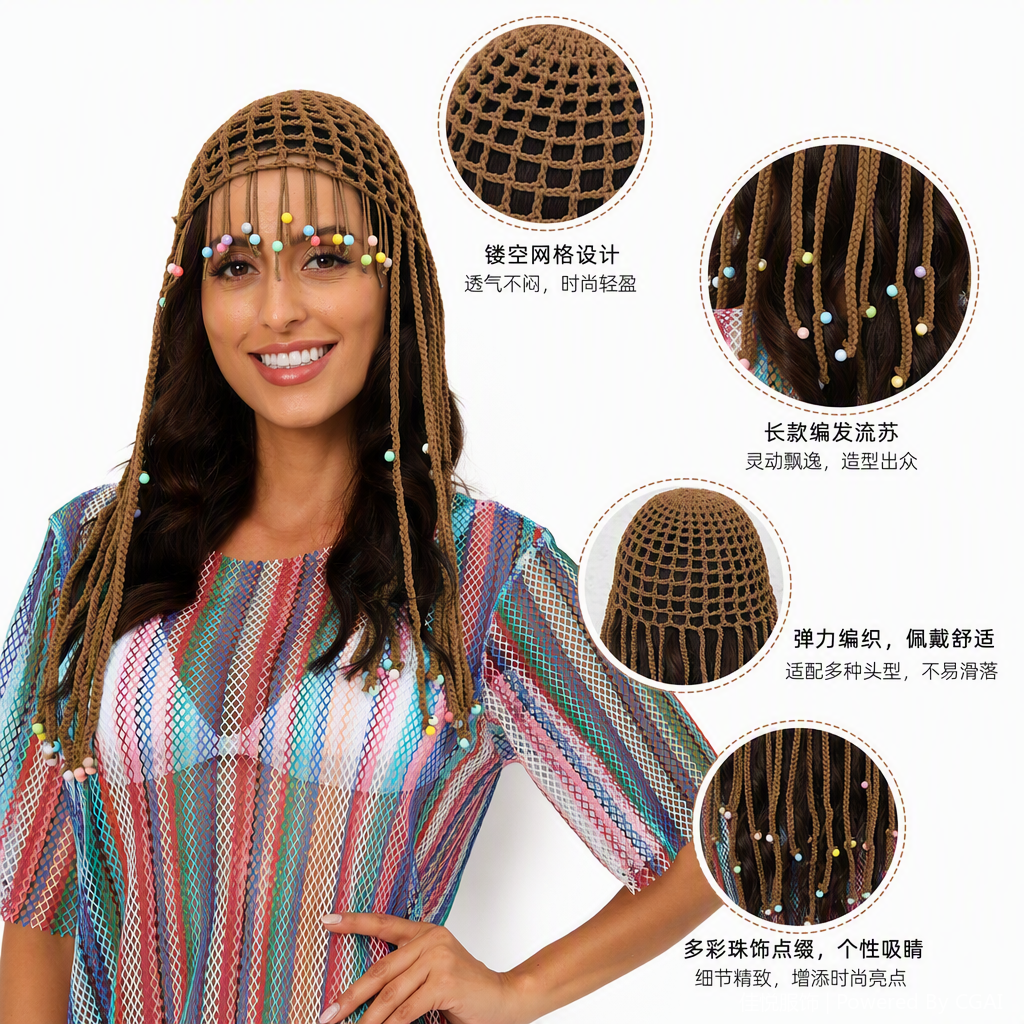 Colorful mesh striped top for women is loose, versatile, casual and breathable. It's a new trendy and fashionable women's wear for summer