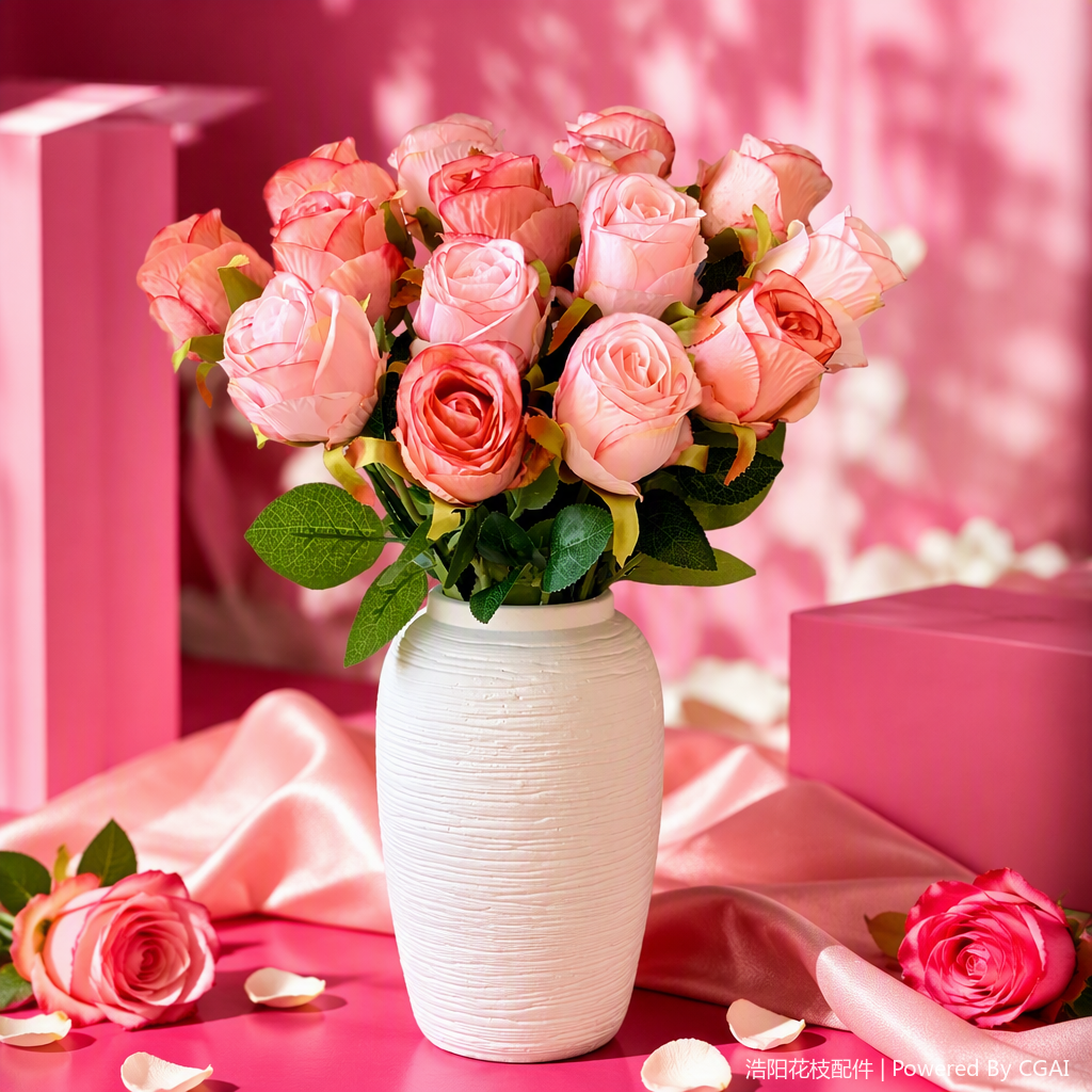 Colorful fresh cut flowers, potted plants, flower arrangements, pet gardening, green plants, home living room flower arrangements Item Picture
