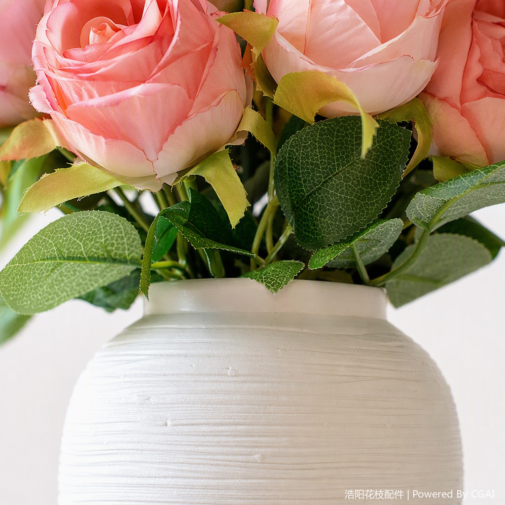 Colorful fresh cut flowers, potted plants, flower arrangements, pet gardening, green plants, home living room flower arrangements