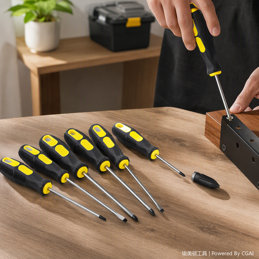 Multi-functional manual screwdriver set, household maintenance tool, screwdriver combination, portable hand tool Application Scenario