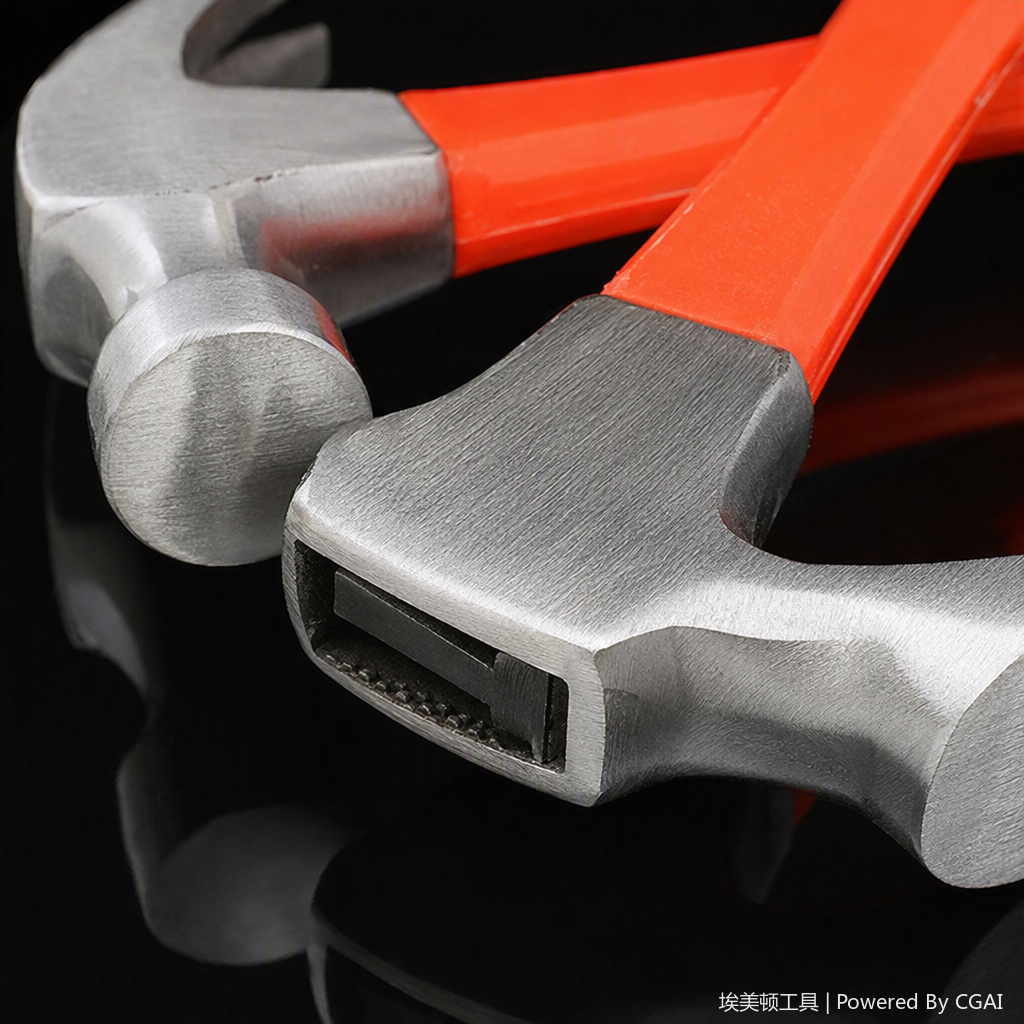 Multi-functional hand hammer, a household industrial hardware tool, is durable for hammering, repairing and maintaining Item Picture