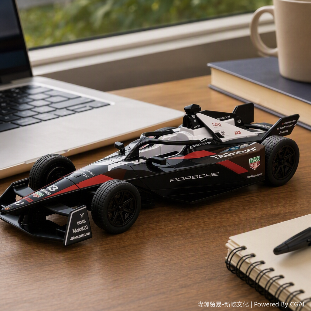 Officially authorized simulation alloy car model - Porsche FORMULA [1:32 Black and Red] Specification image