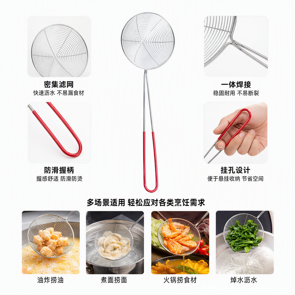 Multi-functional kitchen wine and oil drain filter, household funnel-type oil and wine drain, practical tool for kitchenware Specification image