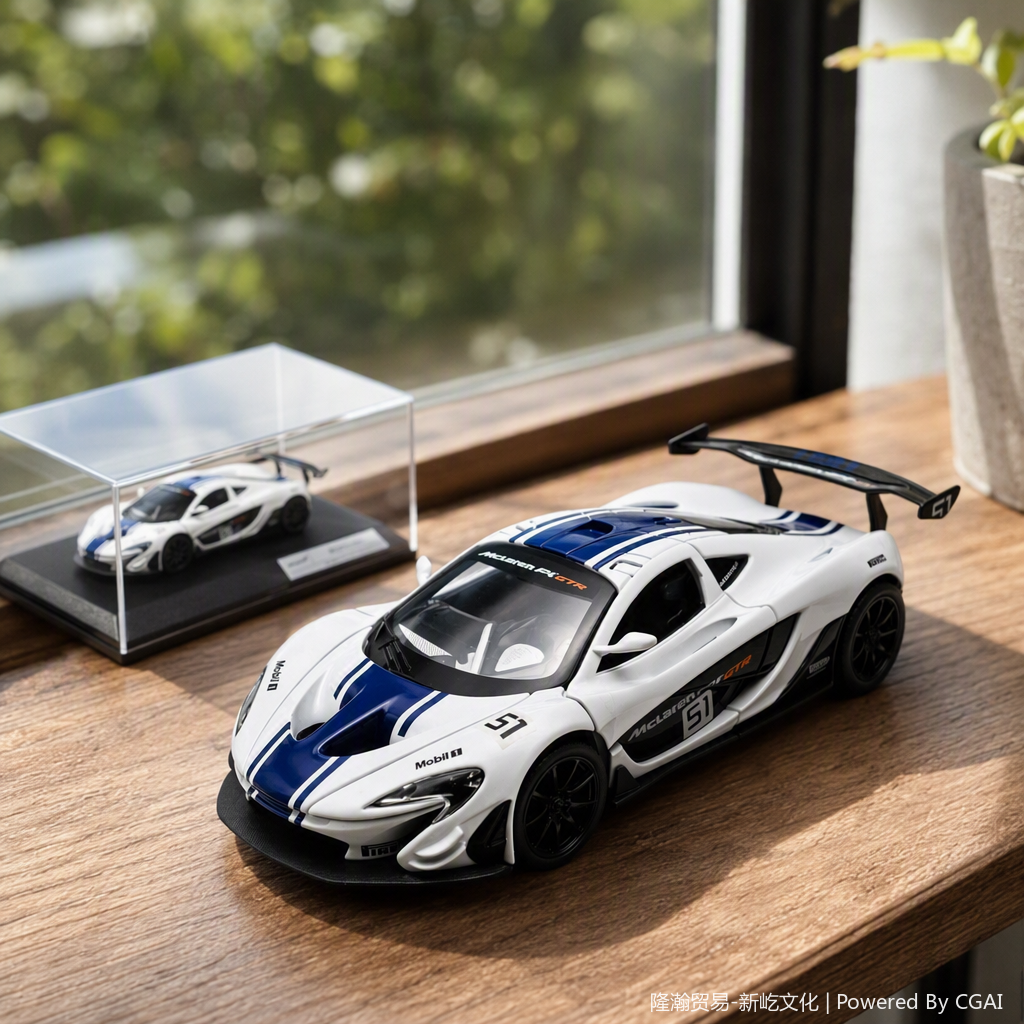 Officially authorized simulation alloy car model - McLaren P1 [1:32 White] Specification image