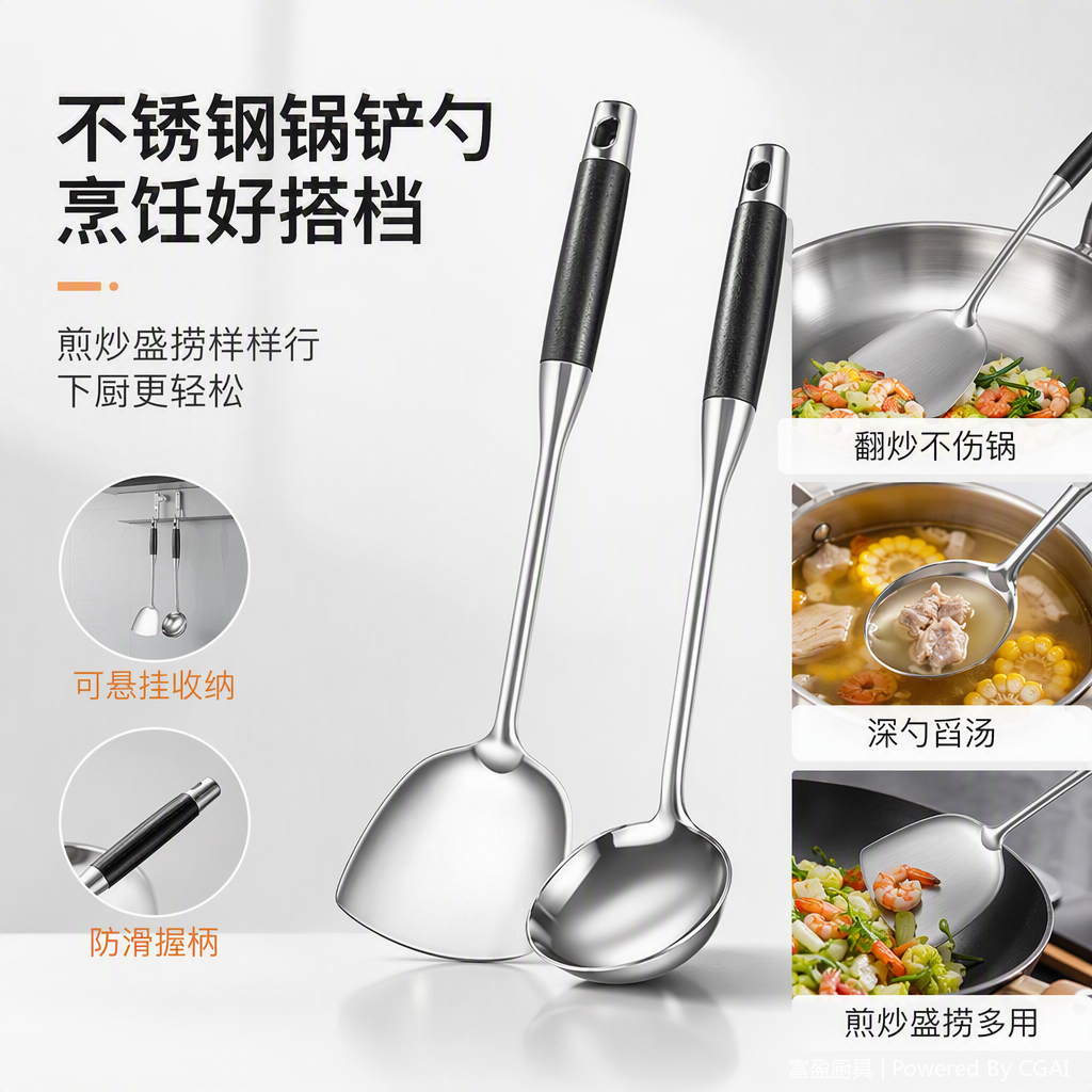 Multi-functional kitchenware accessory set, household kitchenware storage and organization, kitchenware tools, essential kitchen supplies details Picture