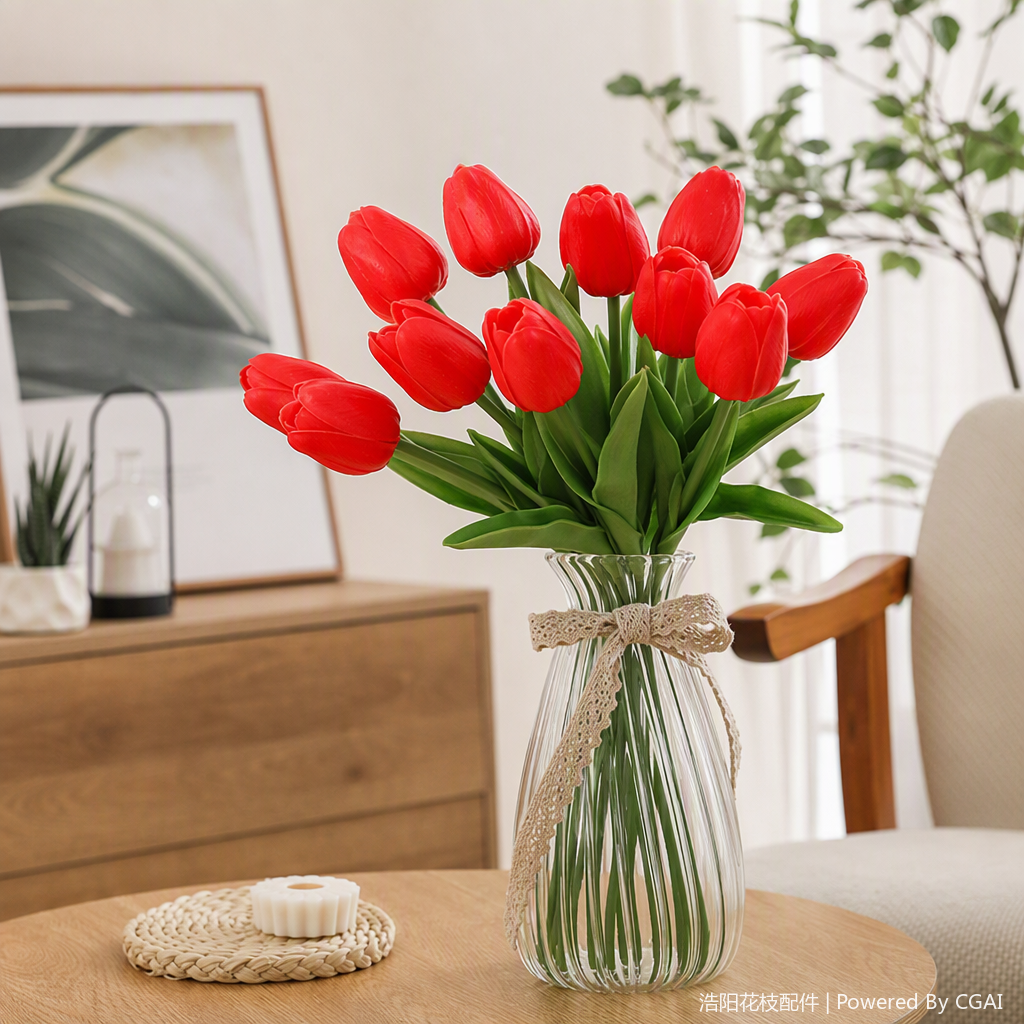 Colorful fresh-cut flower plant combinations for home living room and office decoration, green plants, flowers and gardening supplies Specification image