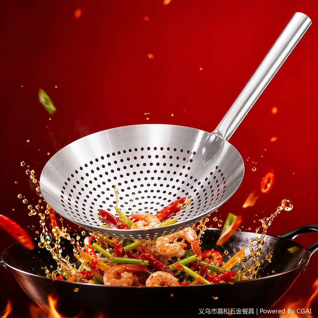 Multifuncional acero inoxidable cuchara de sopa utensilios de cocina mesa de comedor artículos simples y prácticos Item Picture