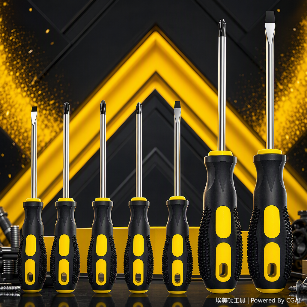 Multi-functional manual screwdriver set, household maintenance tool, screwdriver combination, portable toolbox