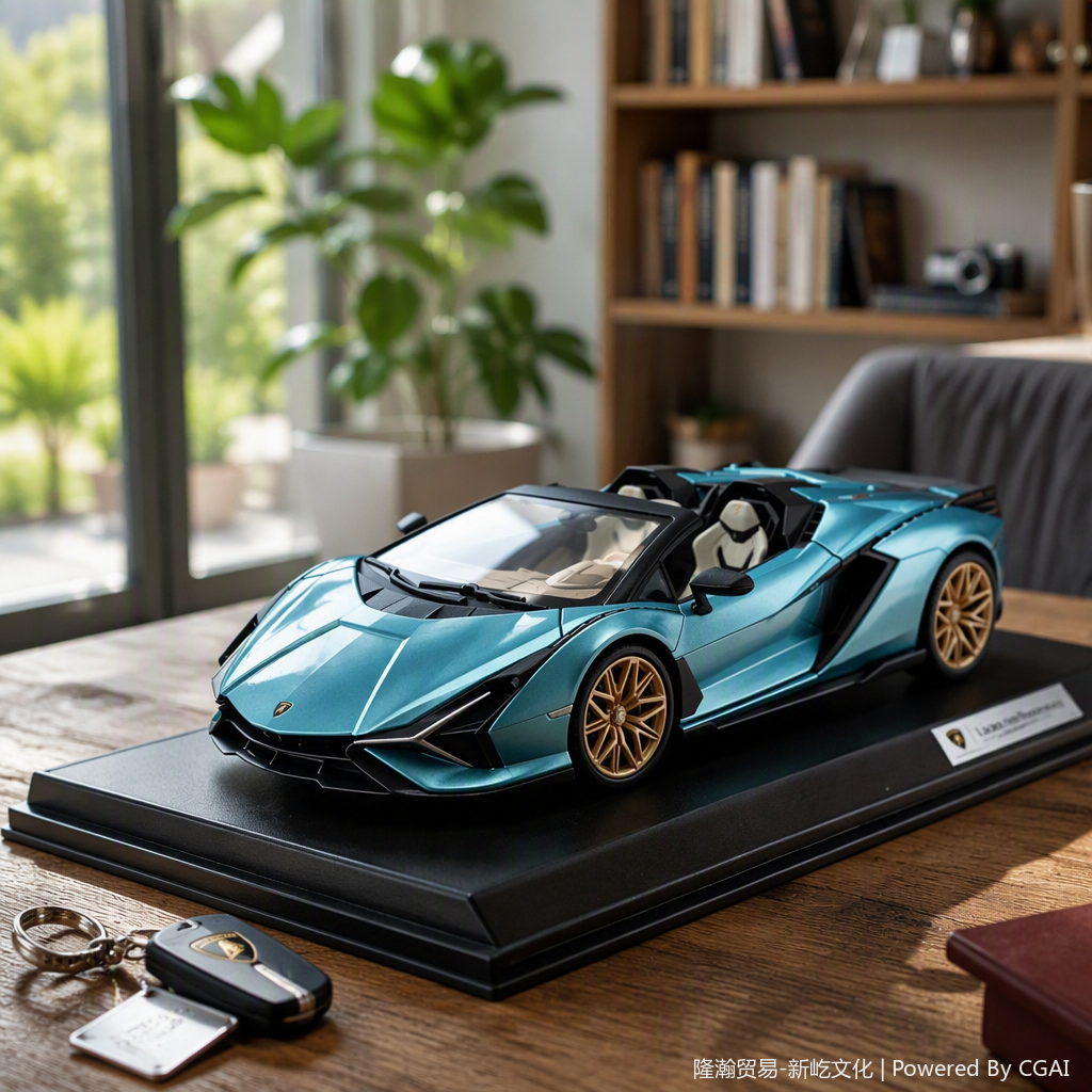 ترخيص رسمي لمحاكاة نموذج سيارة سبائك -لامبورجيني -البرق [١: ٣٢] Specification image