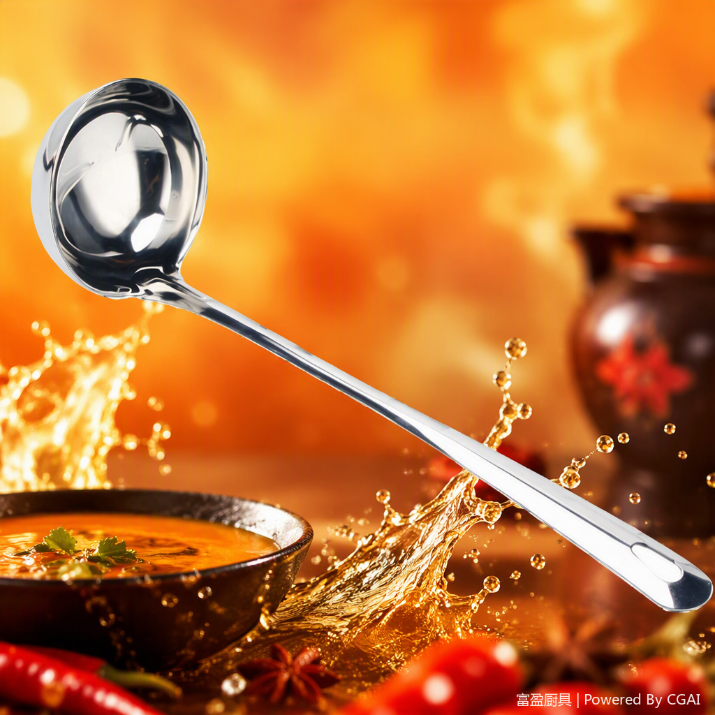 Multi-functional stainless steel spoons and spoons, household tableware, kitchenware, simple and practical restaurant table accessories Item Picture
