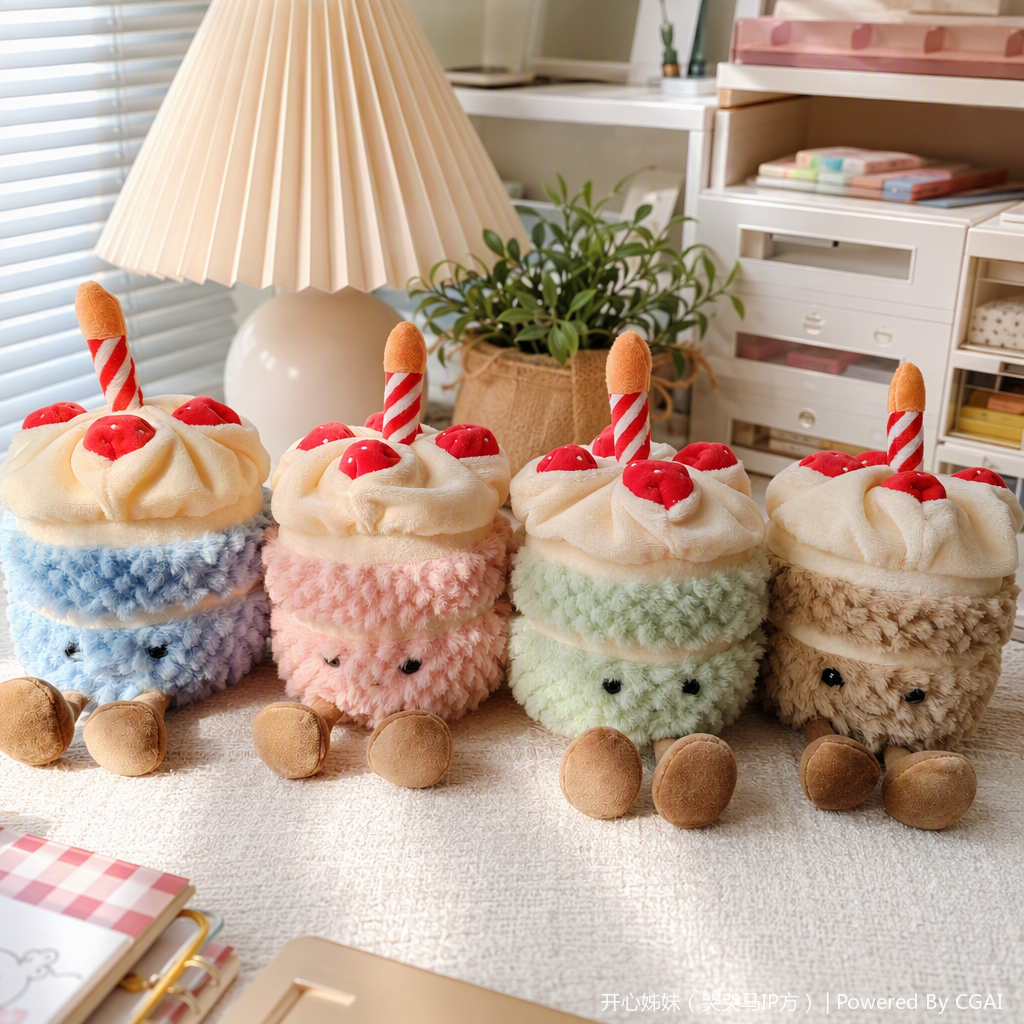 Pastel de colores muñecas miniaturas accesorios de decoración decoración de topes de pastel simulaciones decoraciones de pastel artículos de decoración de dulces details Picture