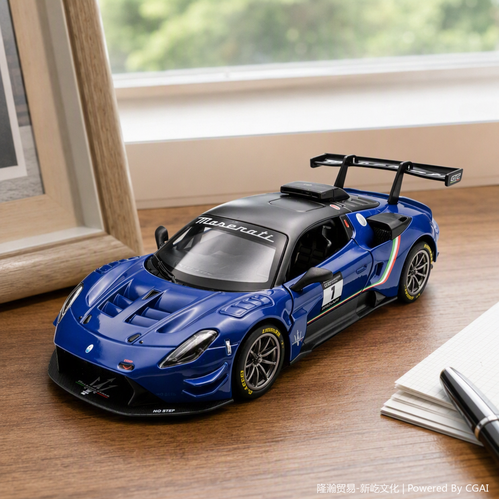 Officially Authorized simulation alloy car model - Maserati GT2 [1:32 Blue] Specification image