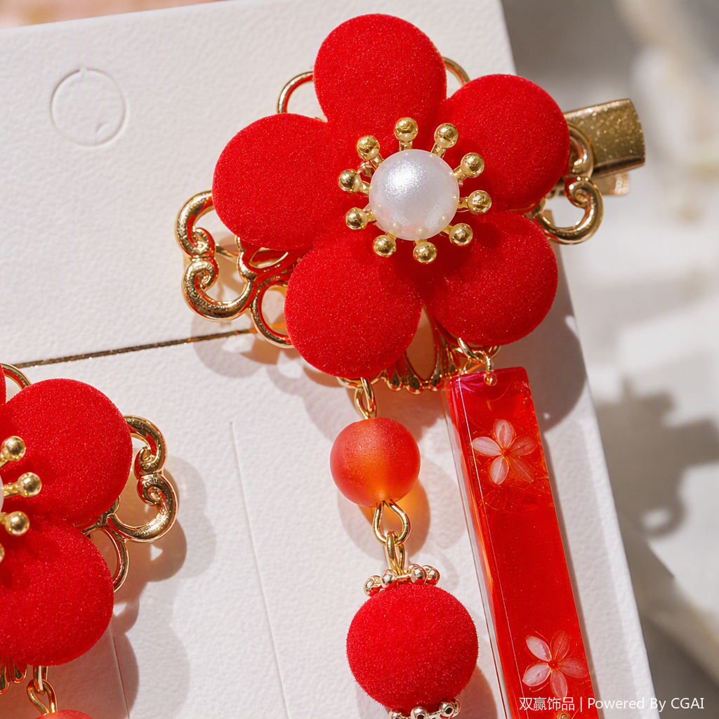 Fashionable and elegant hair clips, hair accessories, and headwear are simple and versatile. Hair clips, hair bands, hair clips, and hair accessories are essential for girls Application Scenario