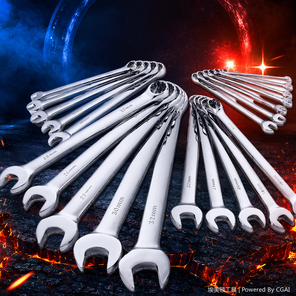 The multi-functional manual wrench is a household repair tool made of metal, durable and practical. It is a must-have tool accessory for repair Item Picture