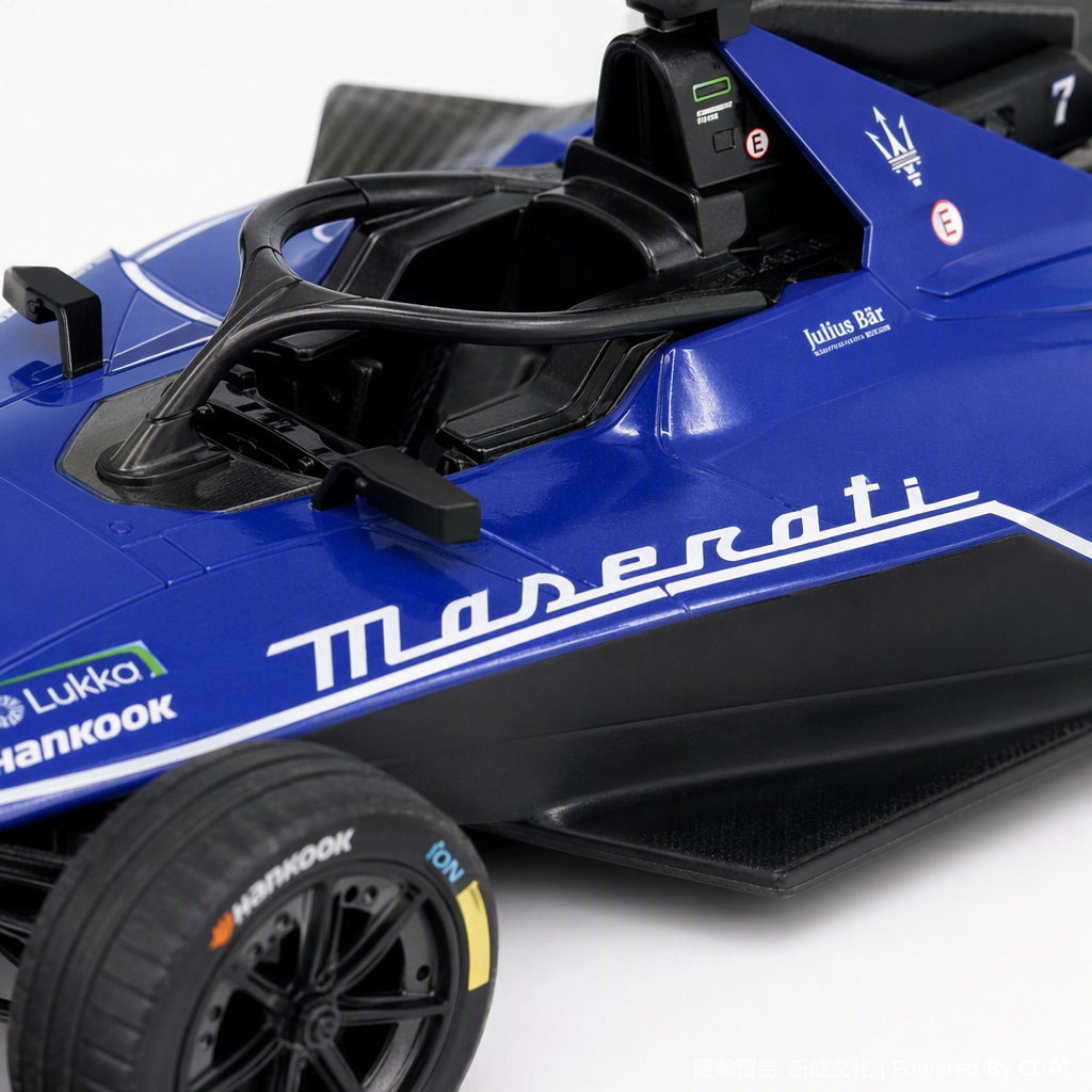 Officially authorized simulation alloy car model - Maserati FORMULA [1:24 Blue] Application Scenario