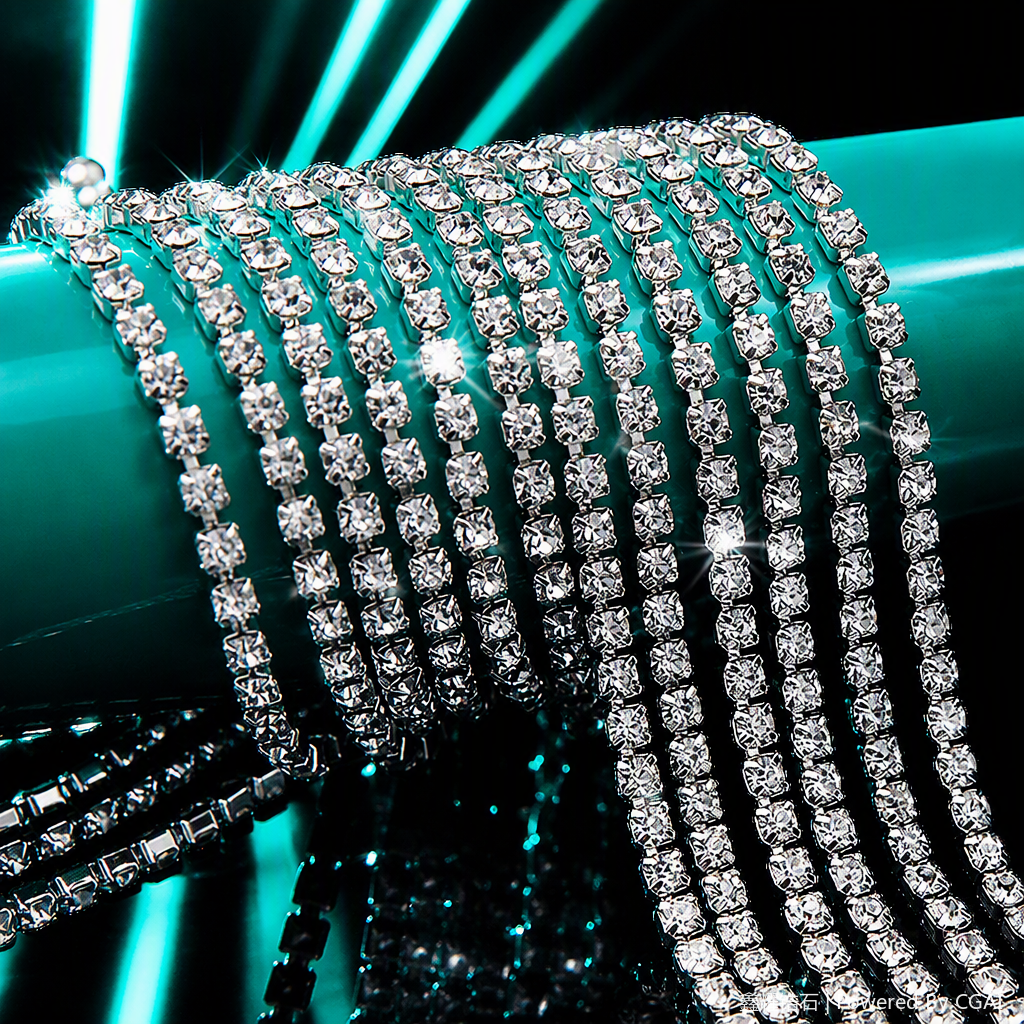 مجموعة مكوّنات متعددة الألوان من سلسلة معدنية أزياء معدنية متعددة الألوان Item Picture