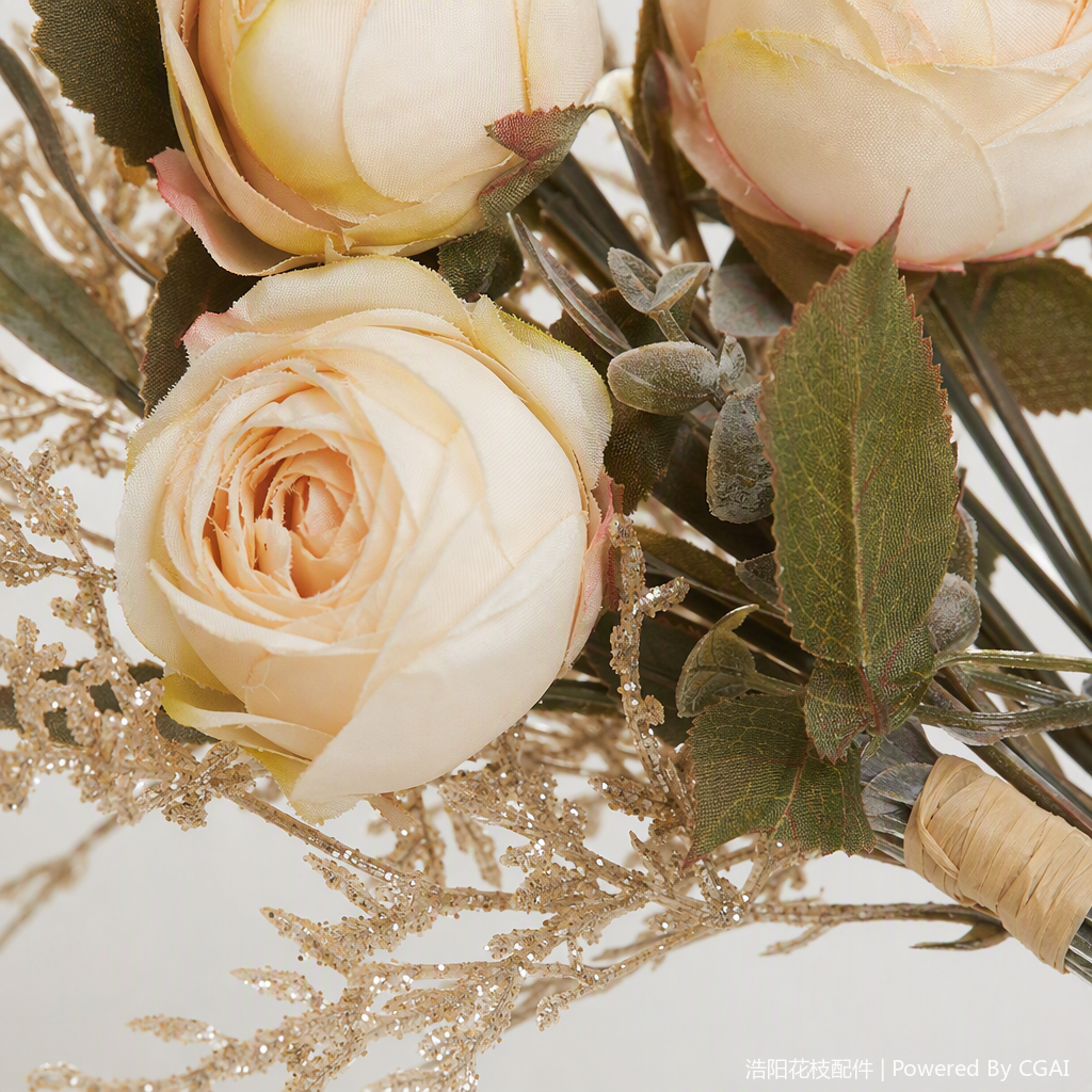 Exquisite artificial silk flower home decoration ornaments, interior floral decorations that are both beautiful and practical Specification image