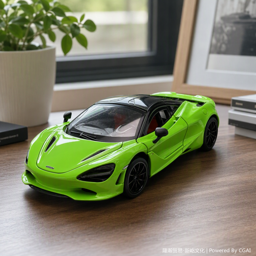 Officially authorized simulation alloy car model - McLaren -750S [1:32 green] Specification image