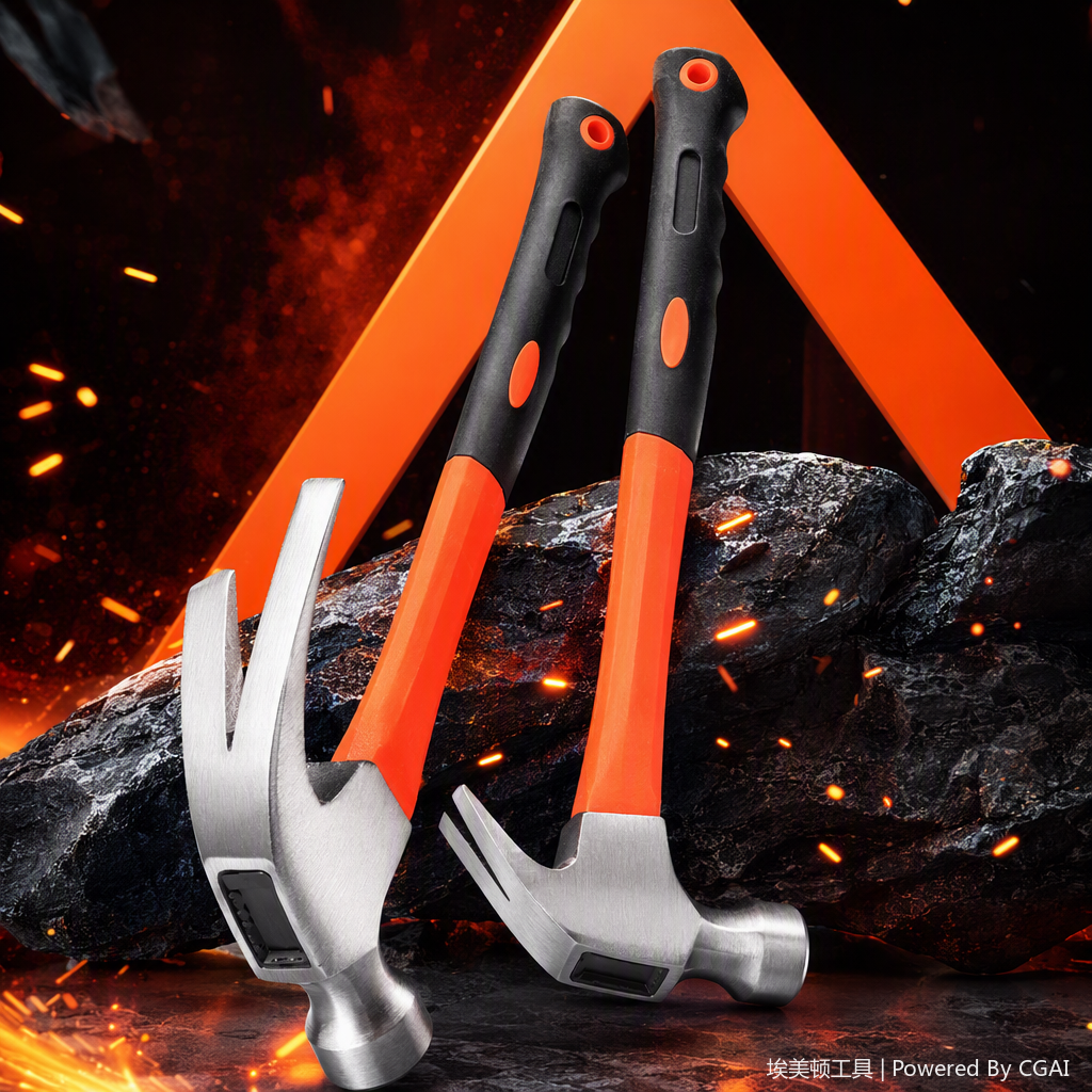 The multi-functional hand hammer is a practical hardware tool for home repair. It is sturdy and durable with exquisite craftsmanship Specification image