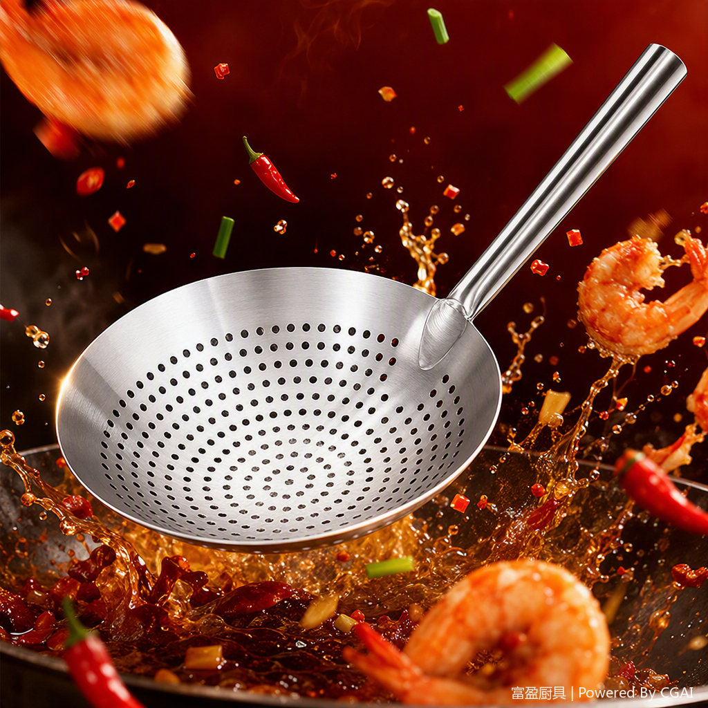 The multi-functional stainless steel spoon, soup spoon, tableware, kitchenware and household utensils are simple and durable