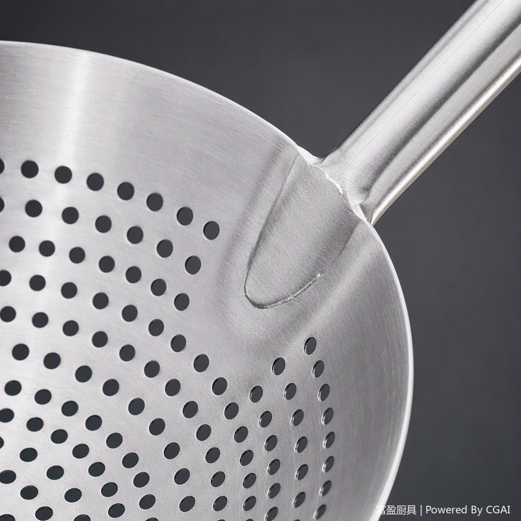 The multi-functional stainless steel spoon, soup spoon, tableware, kitchenware and household utensils are simple and durable details Picture