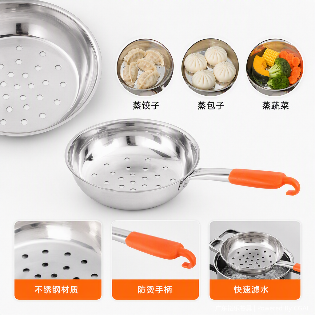 Stainless steel multi-purpose spoons and spoons, kitchenware, corrosion-resistant and practical household tools