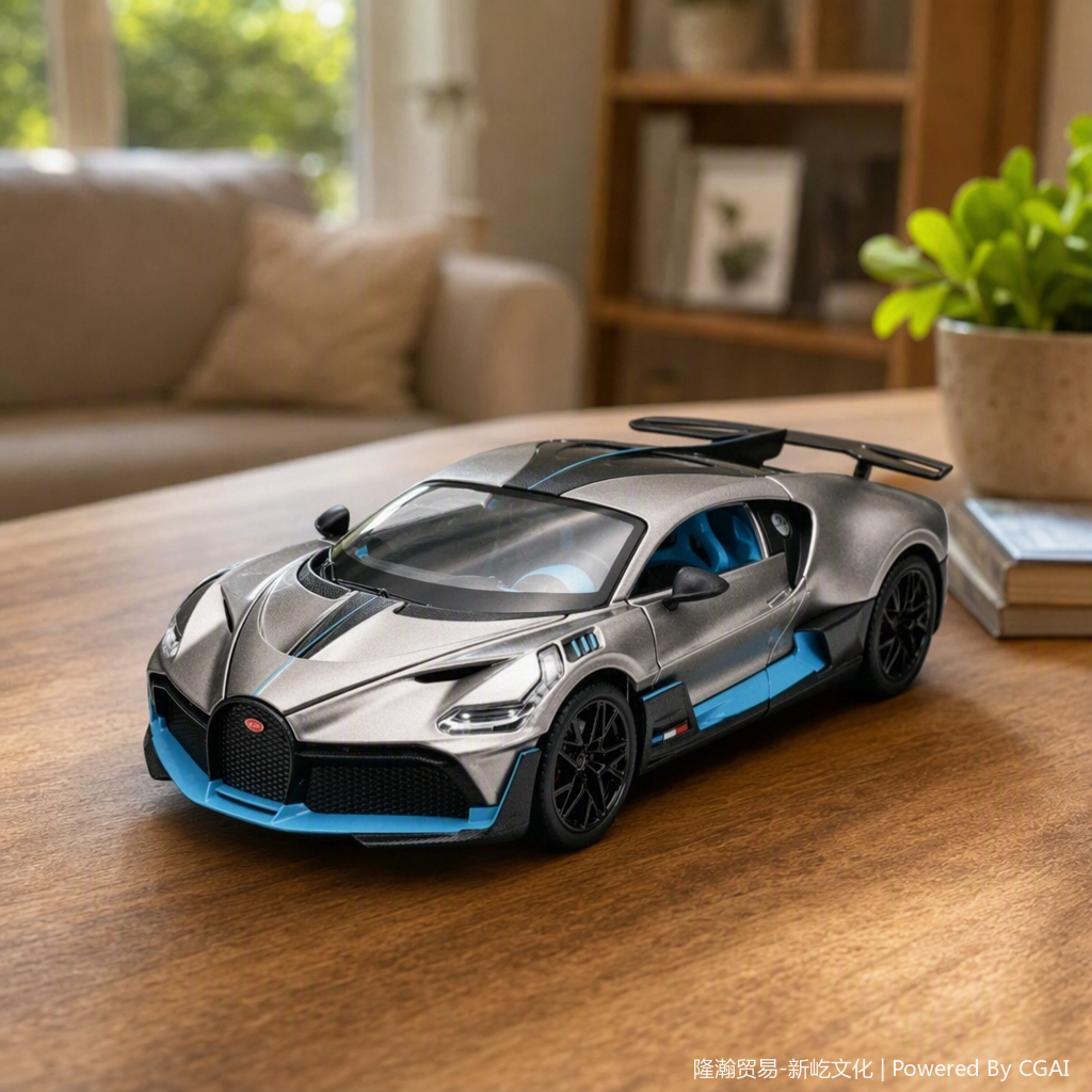Officially authorized simulation alloy car model - Bugatti - Divo [1:32 gray] Application Scenario