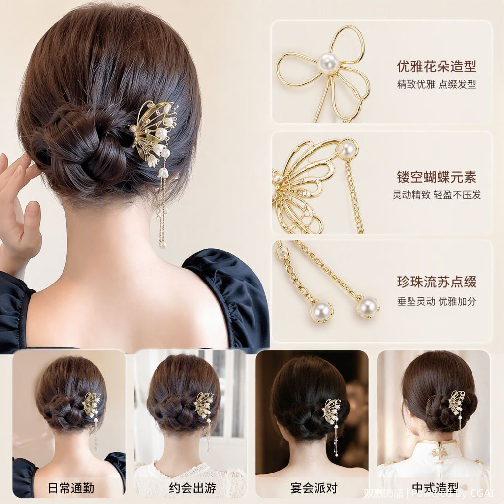 Moda hosta tocados pinzas para el pelo accesorios para el pelo accesorios para el pelo accesorios para el pelo accesorios para el pelo niñas hostas para el pelo Specification image