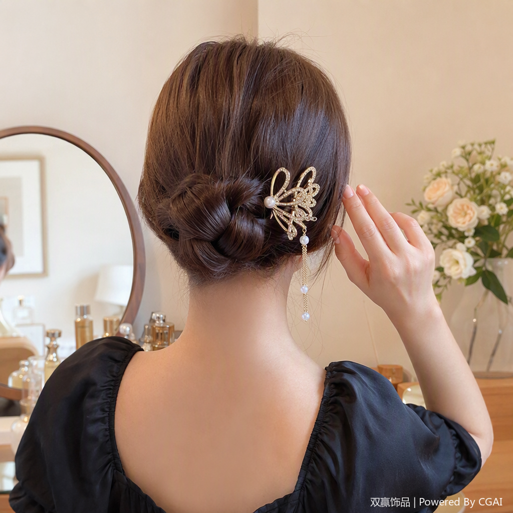 Fashionable hairpins and headwear, simple and retro hair clips, hair accessories, hair accessories, hair accessories, hair accessories, hairpins, versatile hairpins for girls