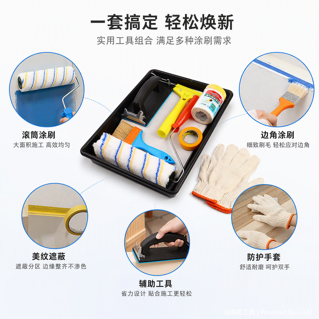A multi-functional maintenance tool set, a combination of household and industrial hardware tools, is an essential toolbox for maintenance Application Scenario