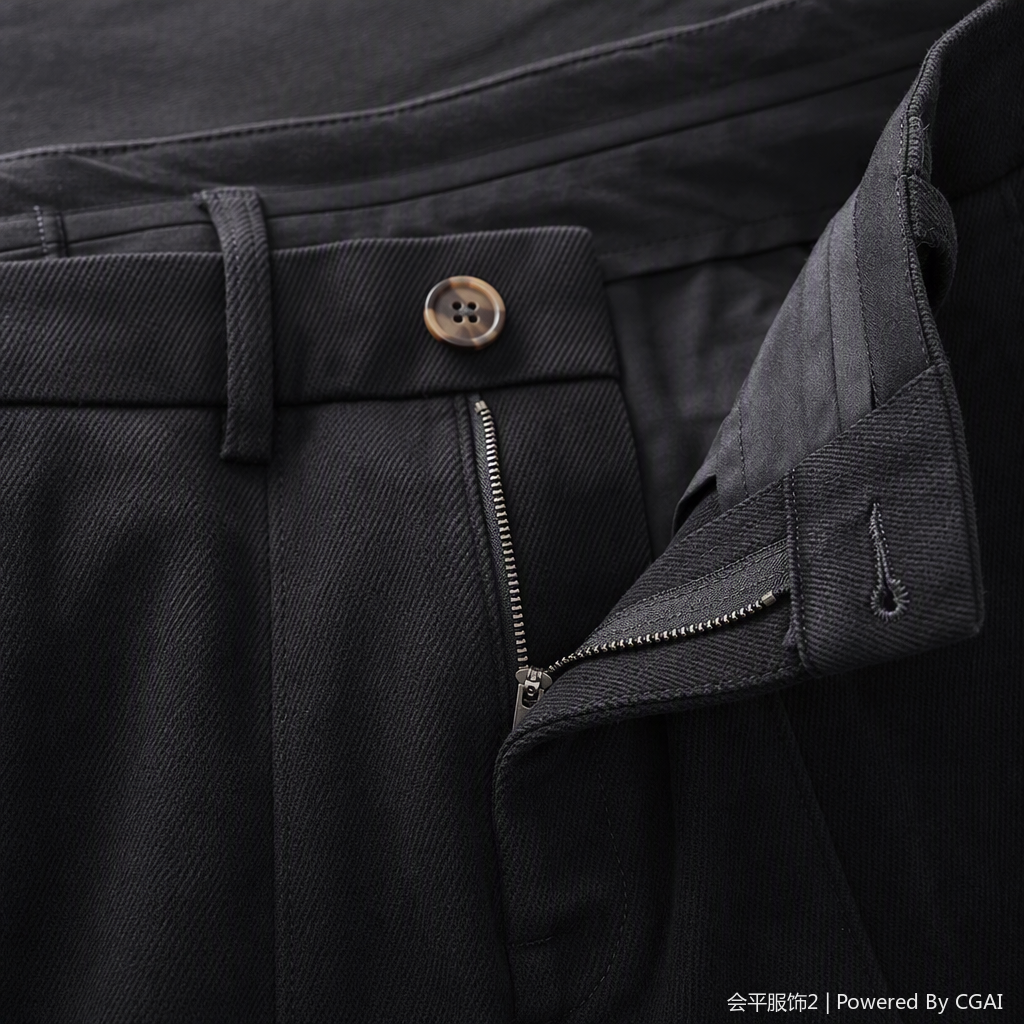 Dark brown loose wide-leg pants are casual, versatile, simple and fashionable. They are a demonstration of trendy street style for people and women's pants Application Scenario