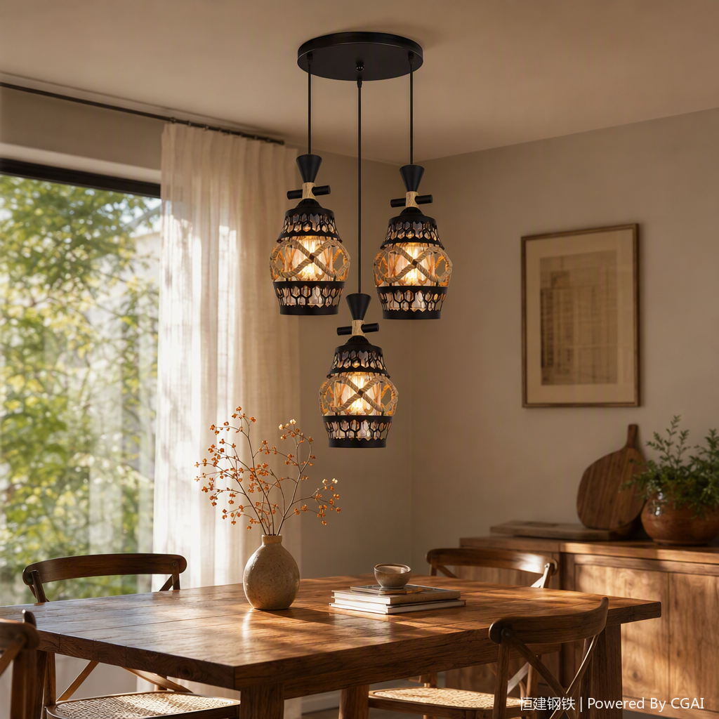 Moderno y minimalista hogar candelabro creativo salón comedor dormitorio iluminación ambiente cálido lámparas decoración Item Picture