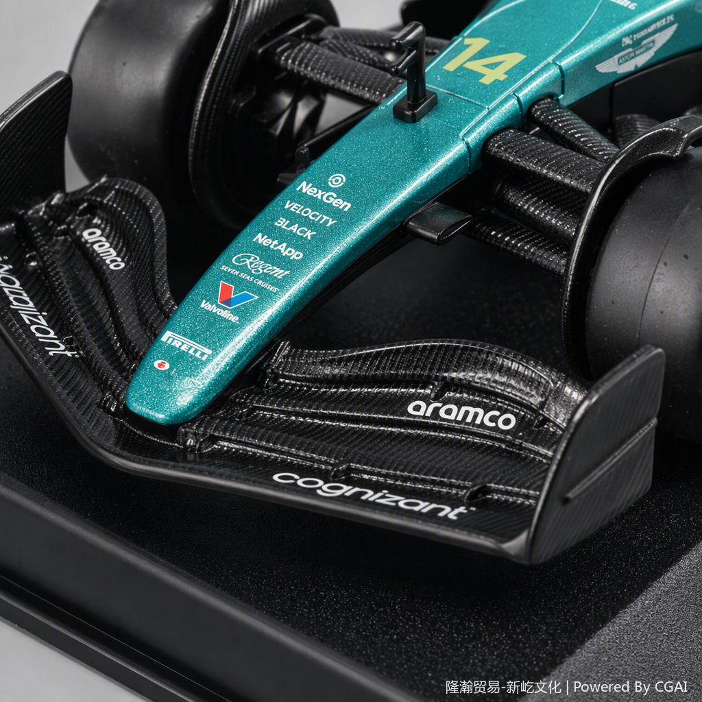 Officially authorized simulation alloy car model - Aston Martin Formula F1 [1:18 Green] Application Scenario