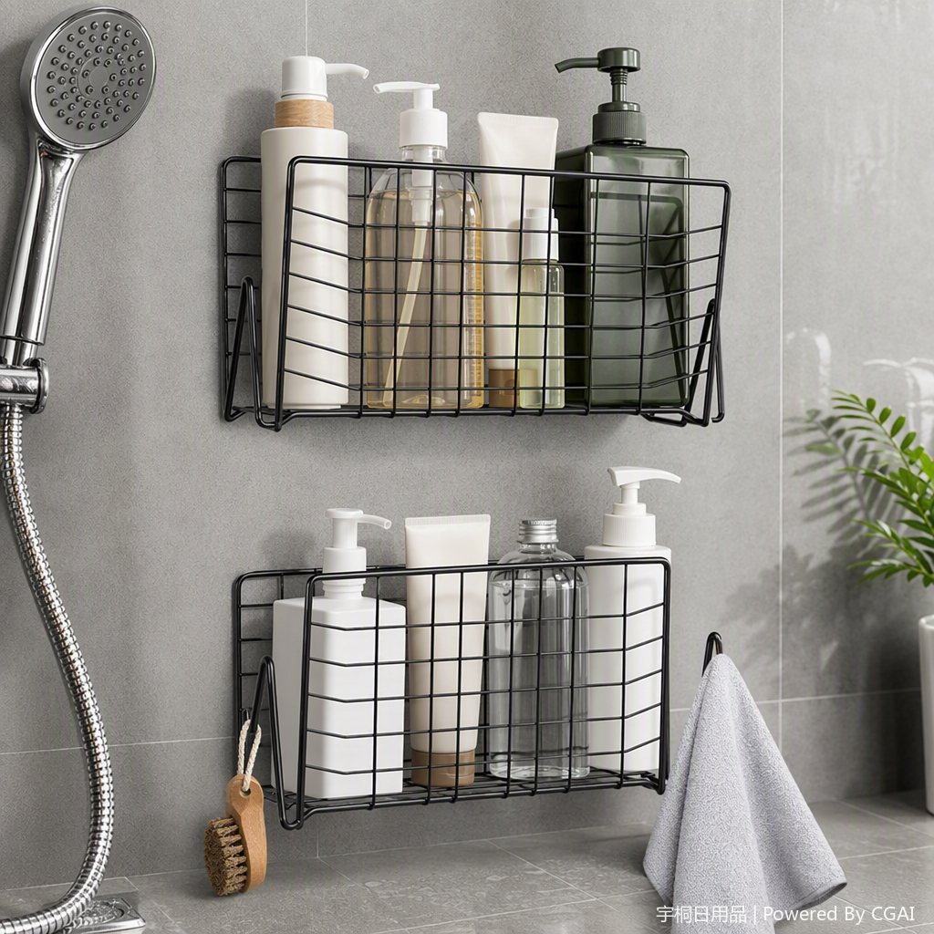 Estante de plástico multifunción multicapa hogar cocina cuarto de baño almacenamiento y organizador estante de colocación simple y práctico
