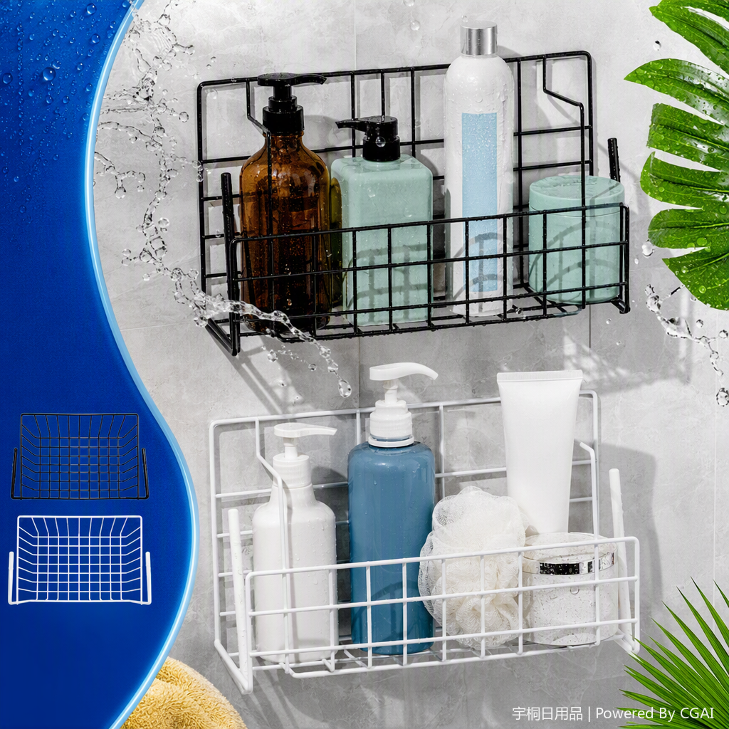 Estante de plástico multifunción multicapa hogar cocina cuarto de baño almacenamiento y organizador estante de colocación simple y práctico Application Scenario