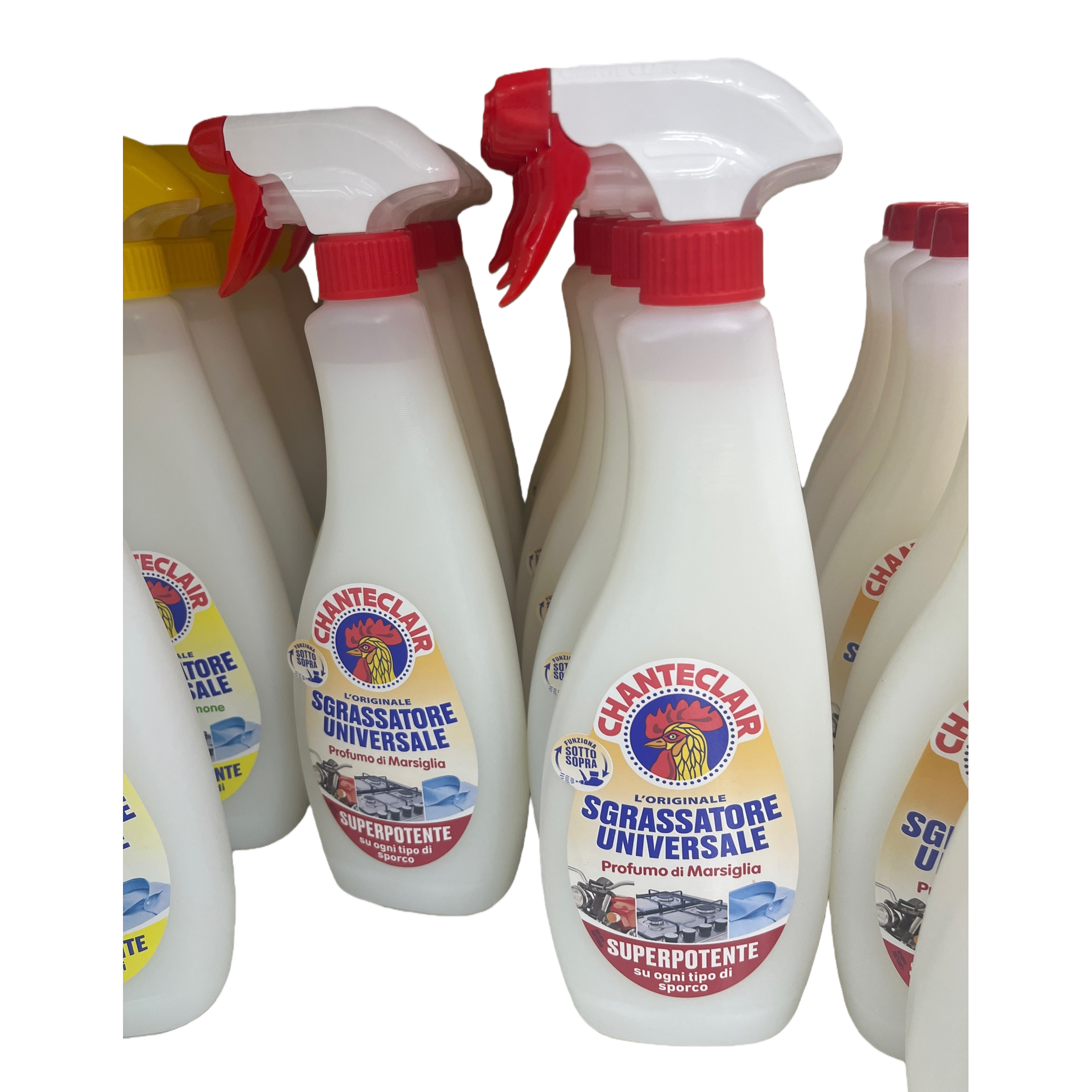 Multi-functional white spray bottle, household cleaner spray bottle, kitchen and bathroom cleaning tool, durable and portable Item Picture