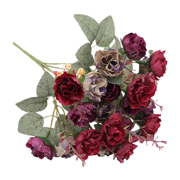 Home decoration faux flower and silk flower ornaments, creative floral decorations for the living room and bedroom, are both beautiful and practical