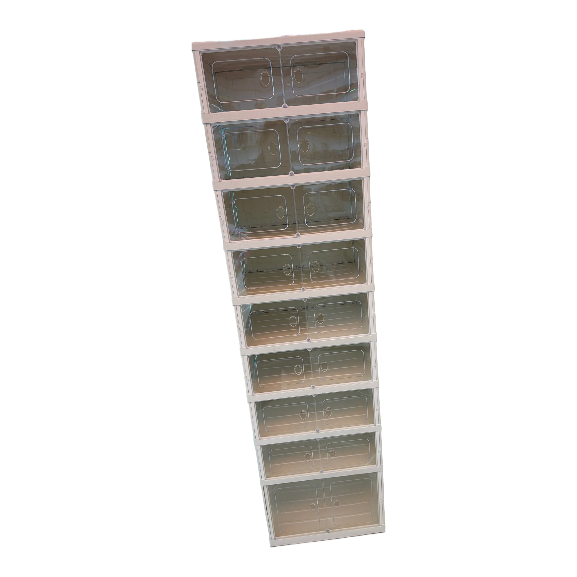 Multi-layer simple white transparent drawer cabinet, storage cabinet, organizing cabinet, household clothing storage cabinet, storage cabinet Item Picture