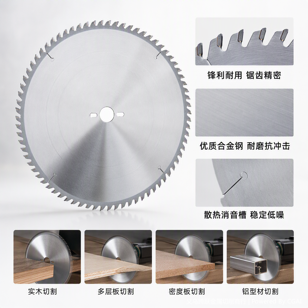 耐用高速机用锯片金属木工切割工具多功能适用各种场景产品图