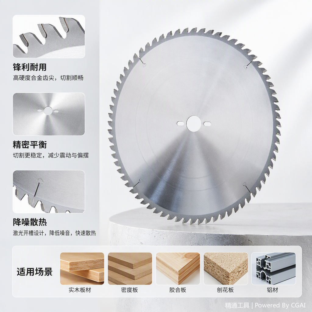 Multi-functional machine saw blades, metal woodworking cutting tools, industrial-grade durable high-speed saw blades Application Scenario