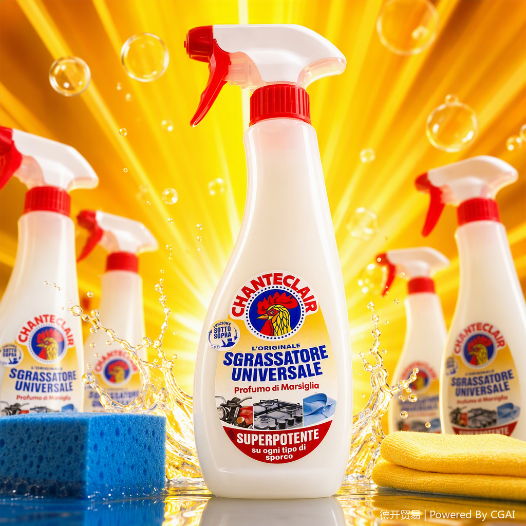 Multi-functional white spray bottle, household cleaner spray bottle, kitchen and bathroom cleaning tool, durable and portable Specification image