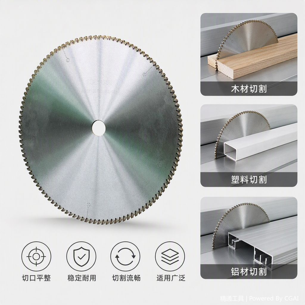 The multi-functional machine saw blade is a durable and high-speed metal woodworking cutting tool suitable for a variety of materials details Picture
