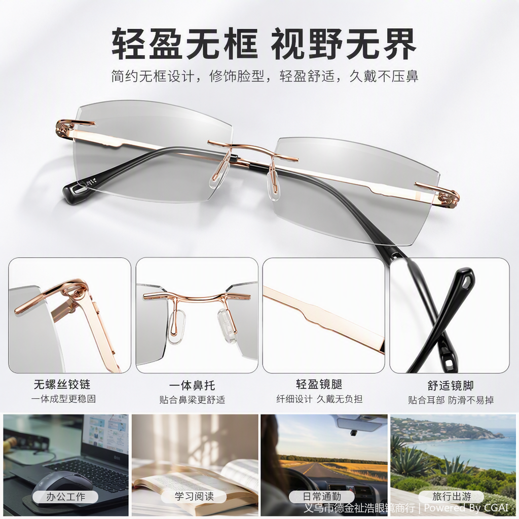 Children's fashionable colored plastic-framed glasses with blue light protection and eye protection for students and children Application Scenario